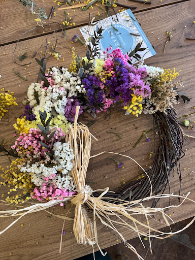 Harvest Wood And Flowers